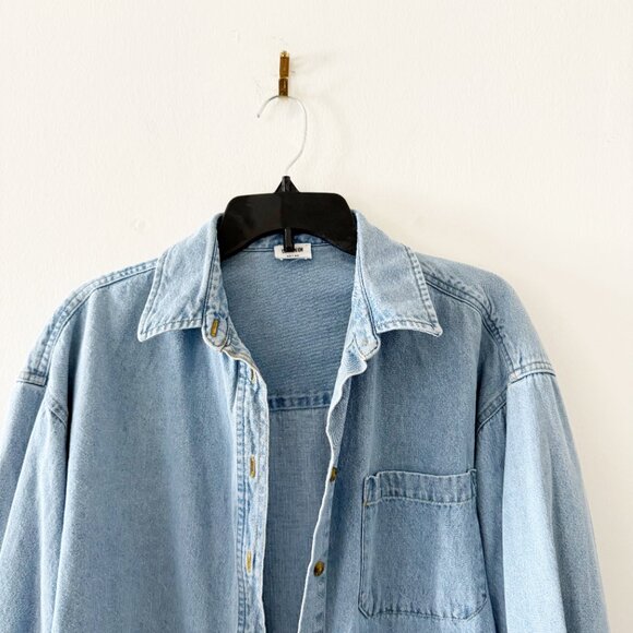 Cotton On Denim Oversized Shirt Size XS - Picture 2 of 4